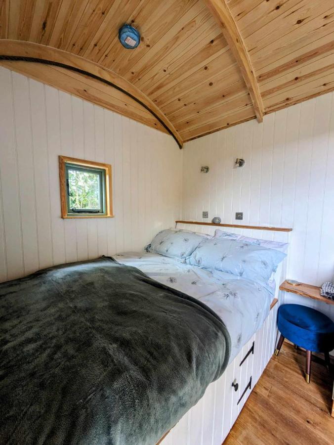 Romantic Nature Retreat, Luxury Glamping & Stargazing Views - Dragonfly Shepherd Hut Yarpole المظهر الخارجي الصورة